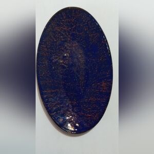 Vintage Enameled Copper Dish